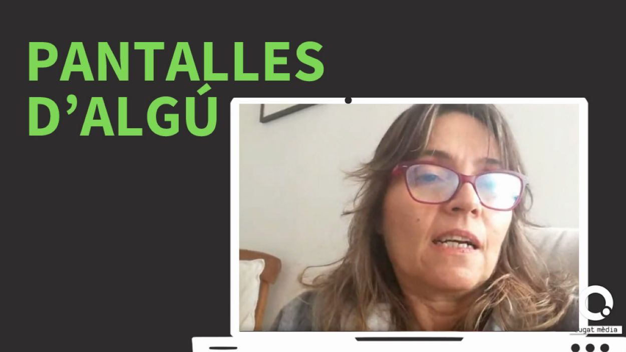 Tina Ribera, una veïna amb mobilitat reduïda, és la protagonista del 'Pantalles d'algú'