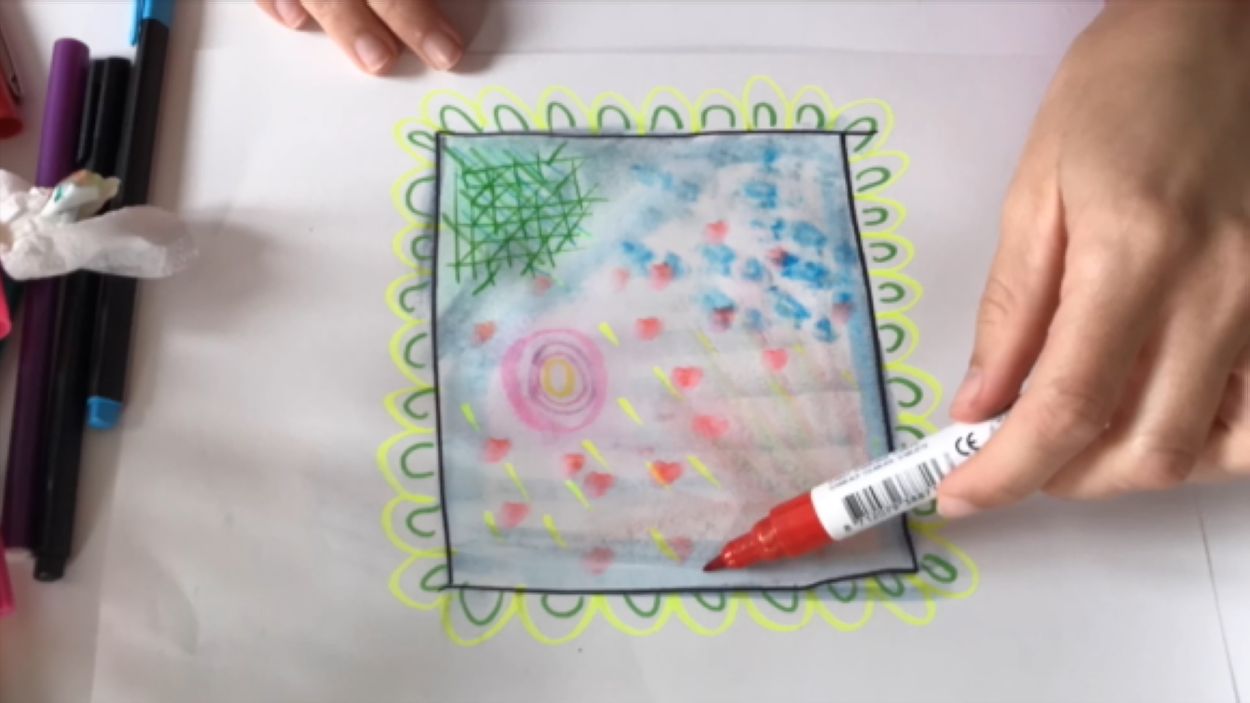 'Miss Xènia Art': Juga amb les aquarel·les