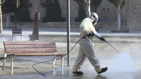 Treballar en temps de confinament: Neteja contra els contagis