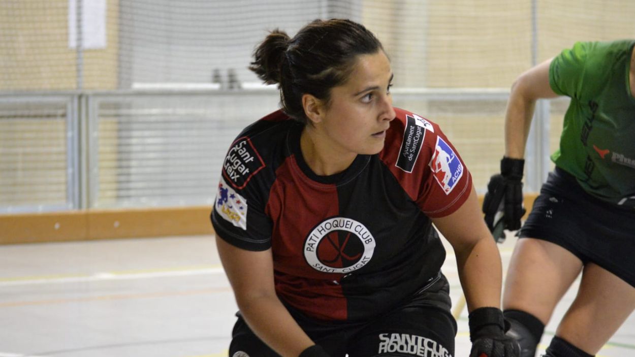 Maria Rosa Tamburini penja els patins