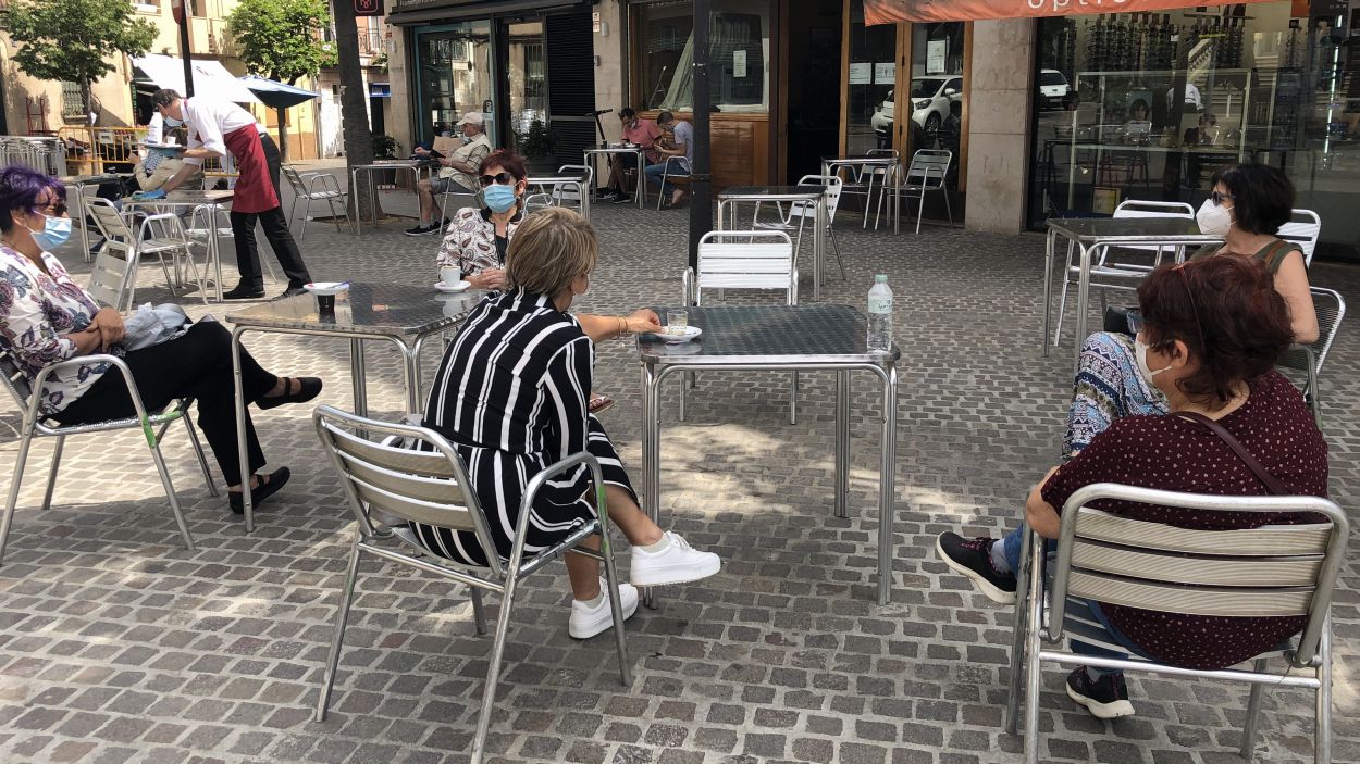 La fase 1 es fa notar a Sant Cugat amb terrasses i més activitat comercial