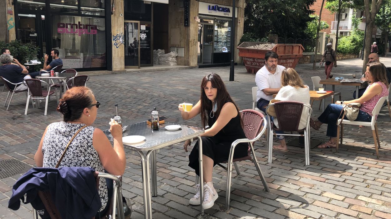 Les terrasses de Sant Cugat podran mantenir el nombre de taules i ocupar més espai