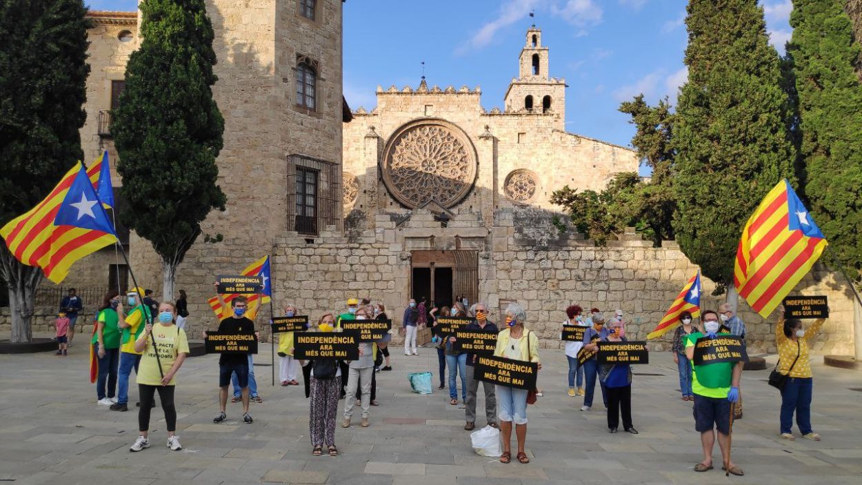 El moviment independentista santcugatenc torna al carrer per reivindicar que 'la lluita no s'atura'