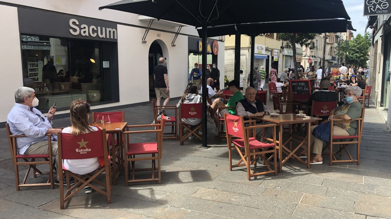 La restauració de Sant Cugat celebra el relaxament de restriccions, malgrat que 