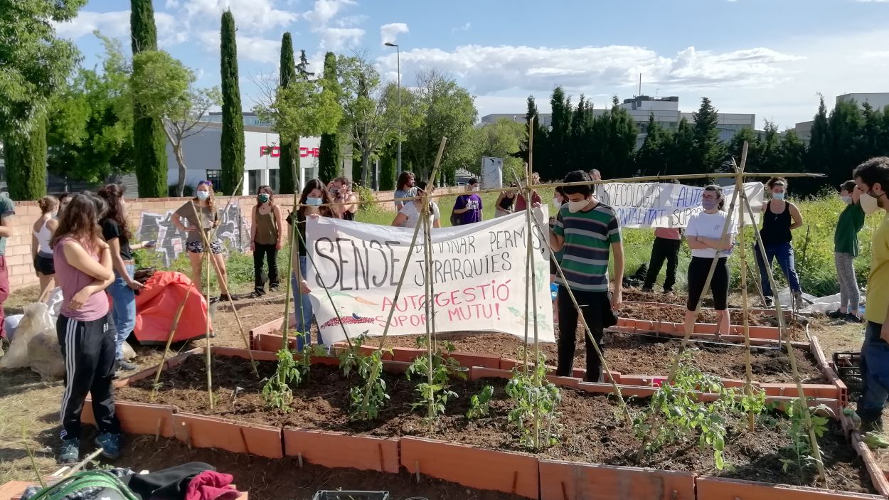 Neix l'Horta Alliberada de Sant Cugat en un terreny okupat a l'avinguda de Cerdanyola