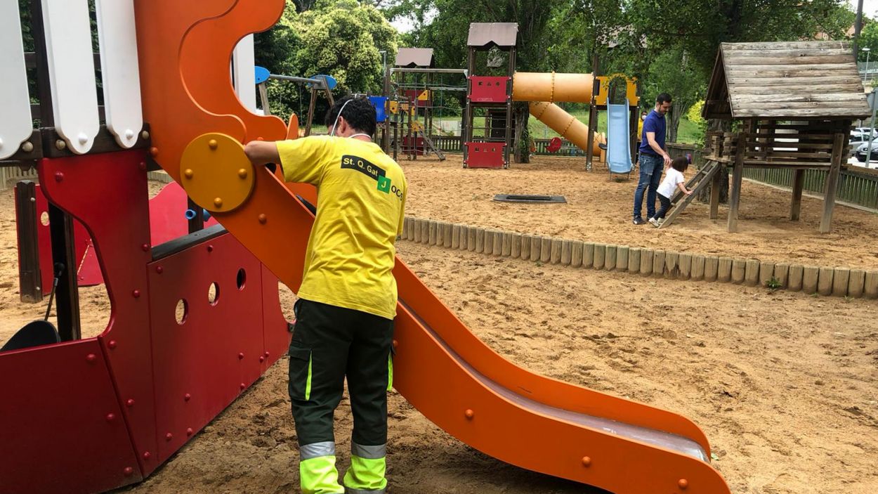 Reobren els parcs infantils de Sant Cugat