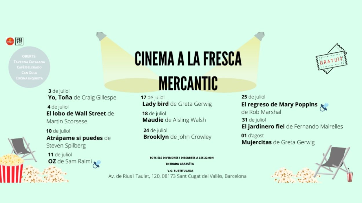 Torna el cicle de Cinema a la Fresca del Mercantic
