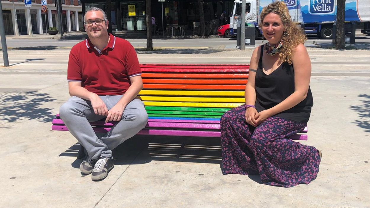 Sant Cugat es vesteix de colors per visualitzar l'orgull LGTBI+