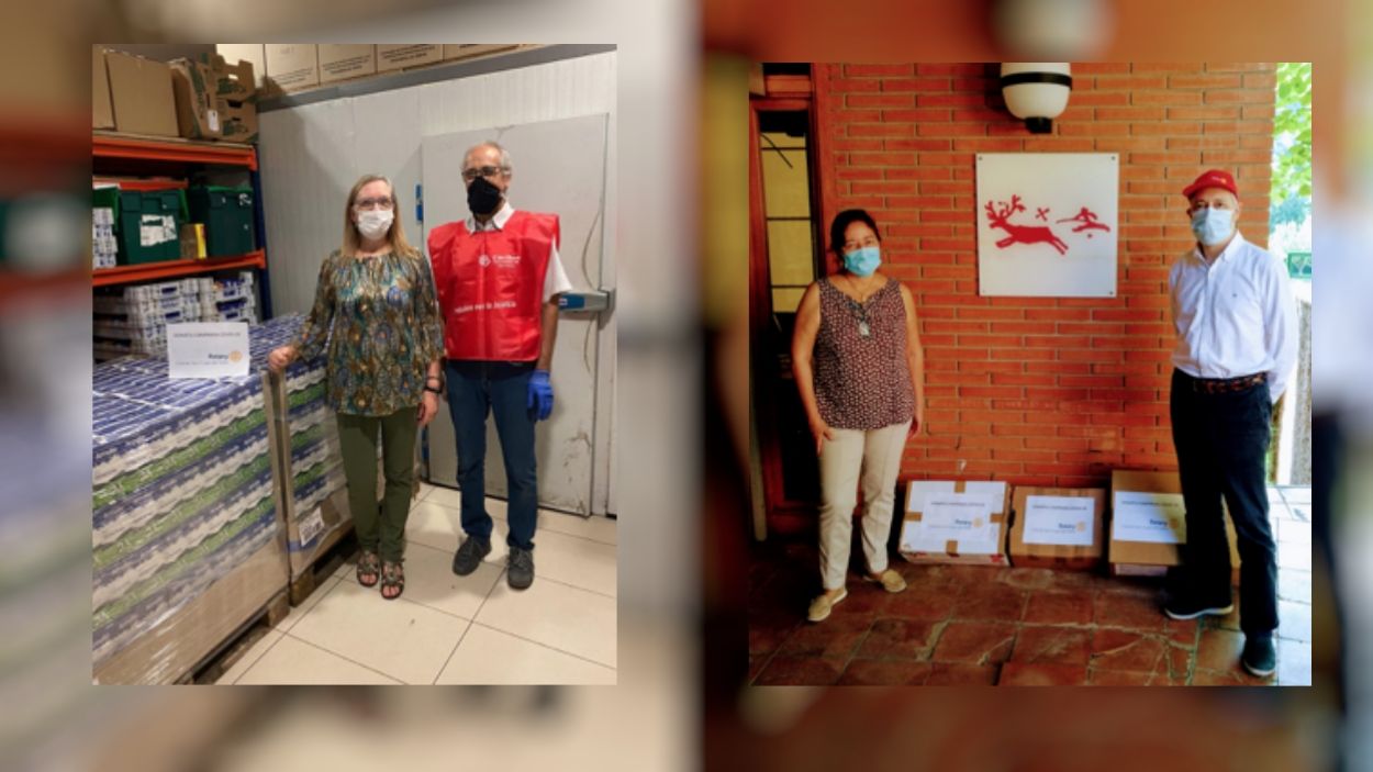 Josep Aymerich pren el relleu a Montse Moral a la presidència del Rotary Club Sant Cugat