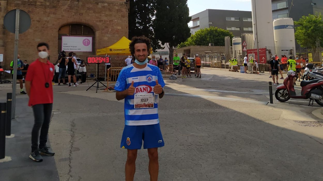 Pepe Díaz guanya la Milla de Sant Pau, primera cursa post covid19