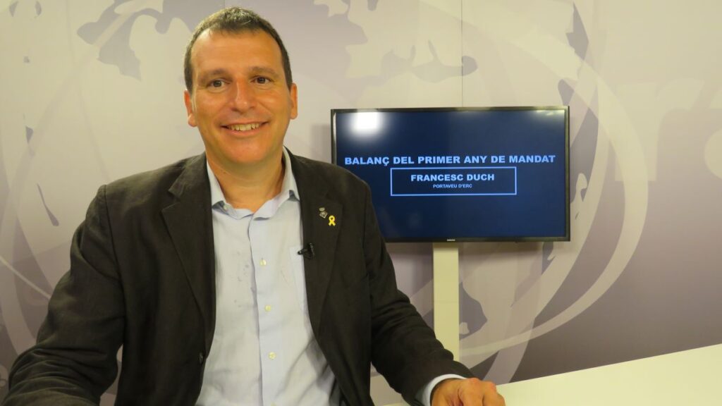 Alt: Francesc Duch, alcalde accidental de Sant Cugat durant aquesta setmana