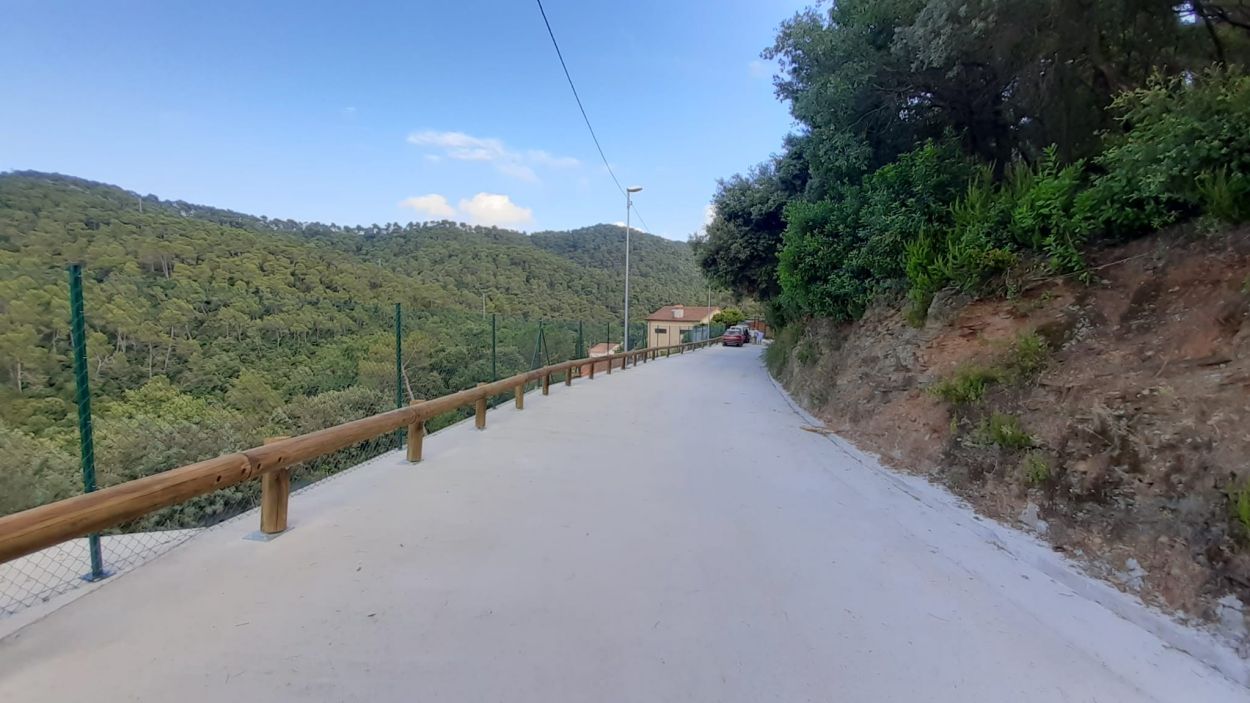 Enllestides les obres per arranjar l'esllavissada a l'avinguda Pere Planas