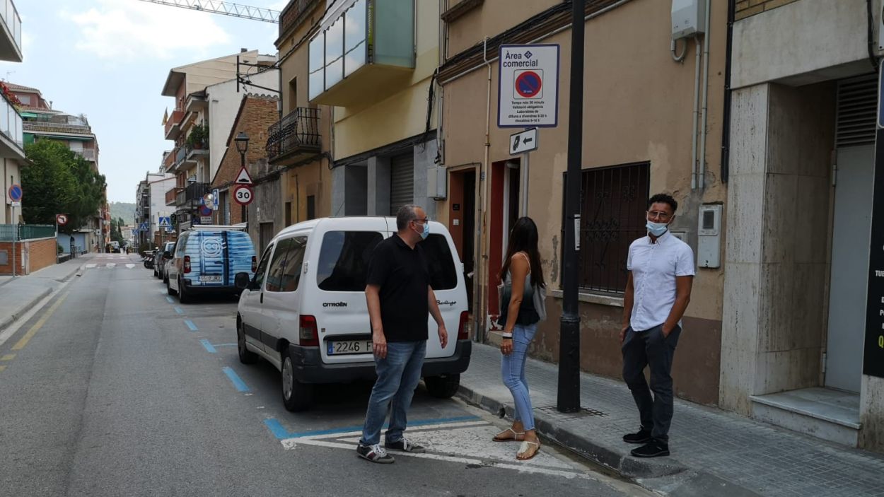 L'Ajuntament habilita 11 noves places d'aparcament comercial al barri del Monestir