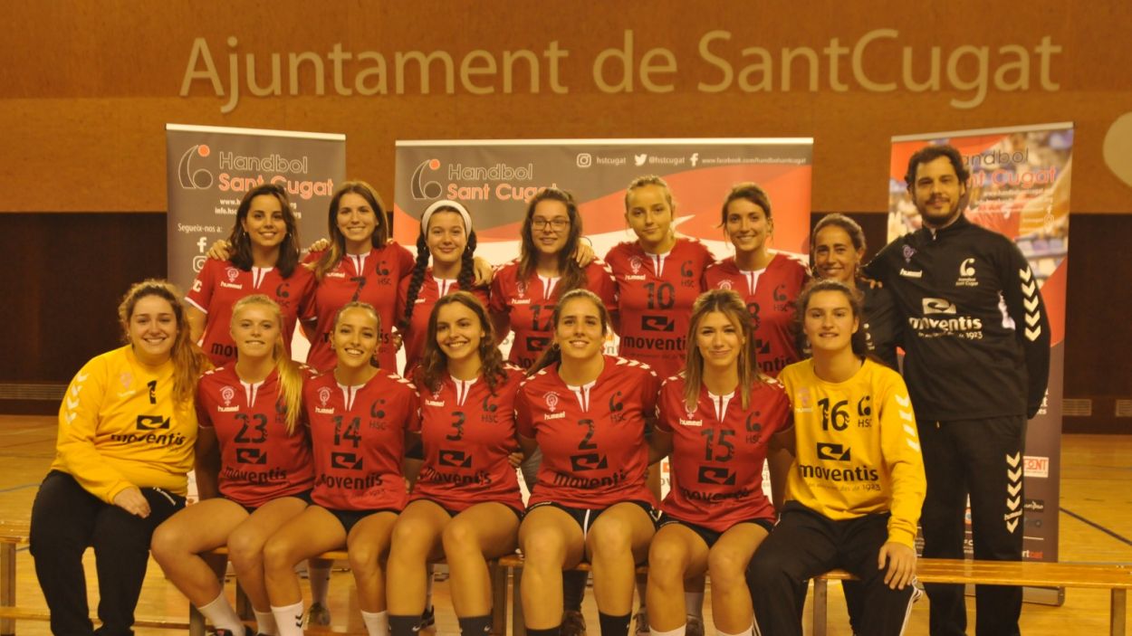 L'Handbol Sant Cugat femení aspira a la part alta de la Primera Catalana