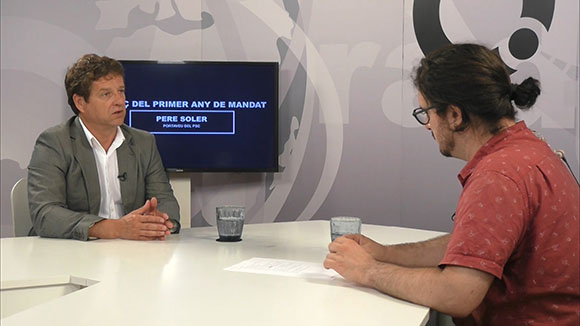 Entrevista a Pere Soler: balanç del primer any de mandat