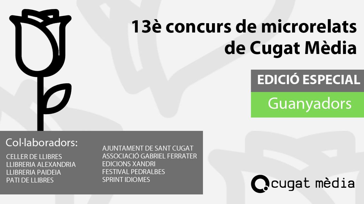 Coneix els guanyadors del 13è Concurs de Microrelats de Cugat Mèdia