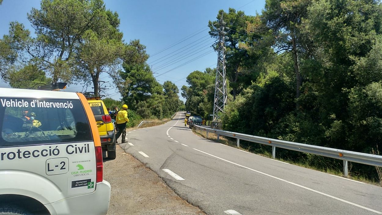 Extingit un incendi a Collserola que ha cremat 20 metres quadrats