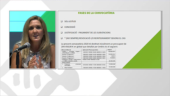 Sessió informativa sobre subvencions per a entitats