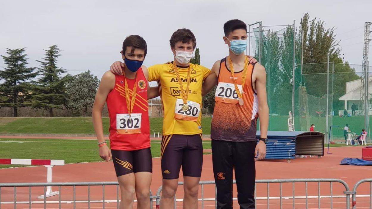 Cinc podis del Club Muntanyenc Sant Cugat al Campionat de Catalunya sub 16