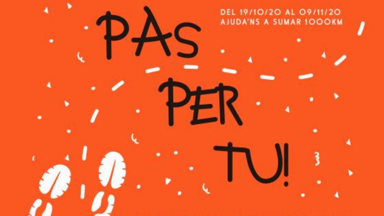 La Fundació Jeroni de Moragas organitza la 3a marxa solidària Pas per tu amb un format adaptat a la Covid-19