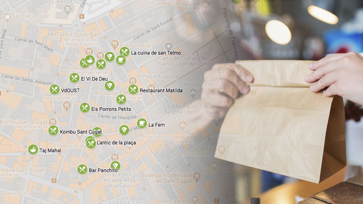 [Mapa] Cugat Mèdia, al costat dels bars i restaurants de Sant Cugat