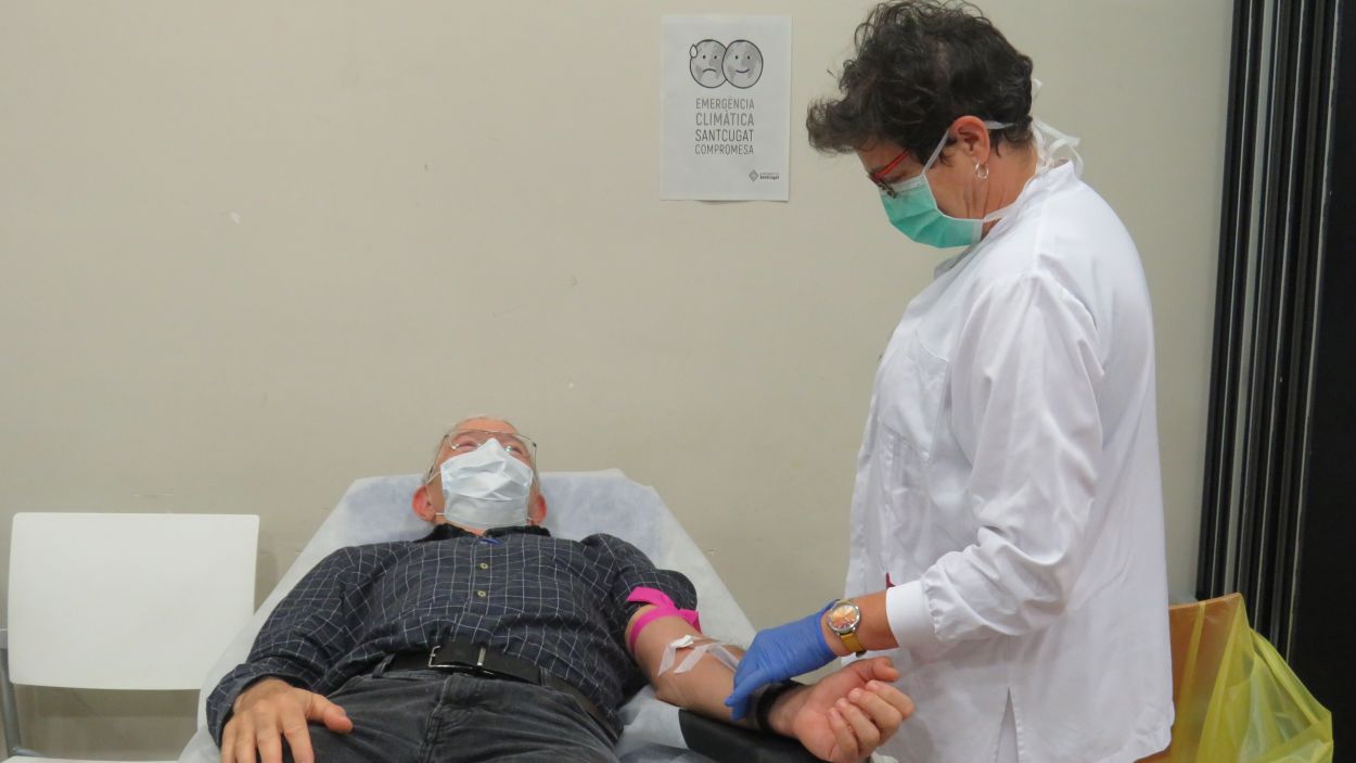 Sant Cugat supera les previsions en la campanya de donació de sang d'aquesta setmana