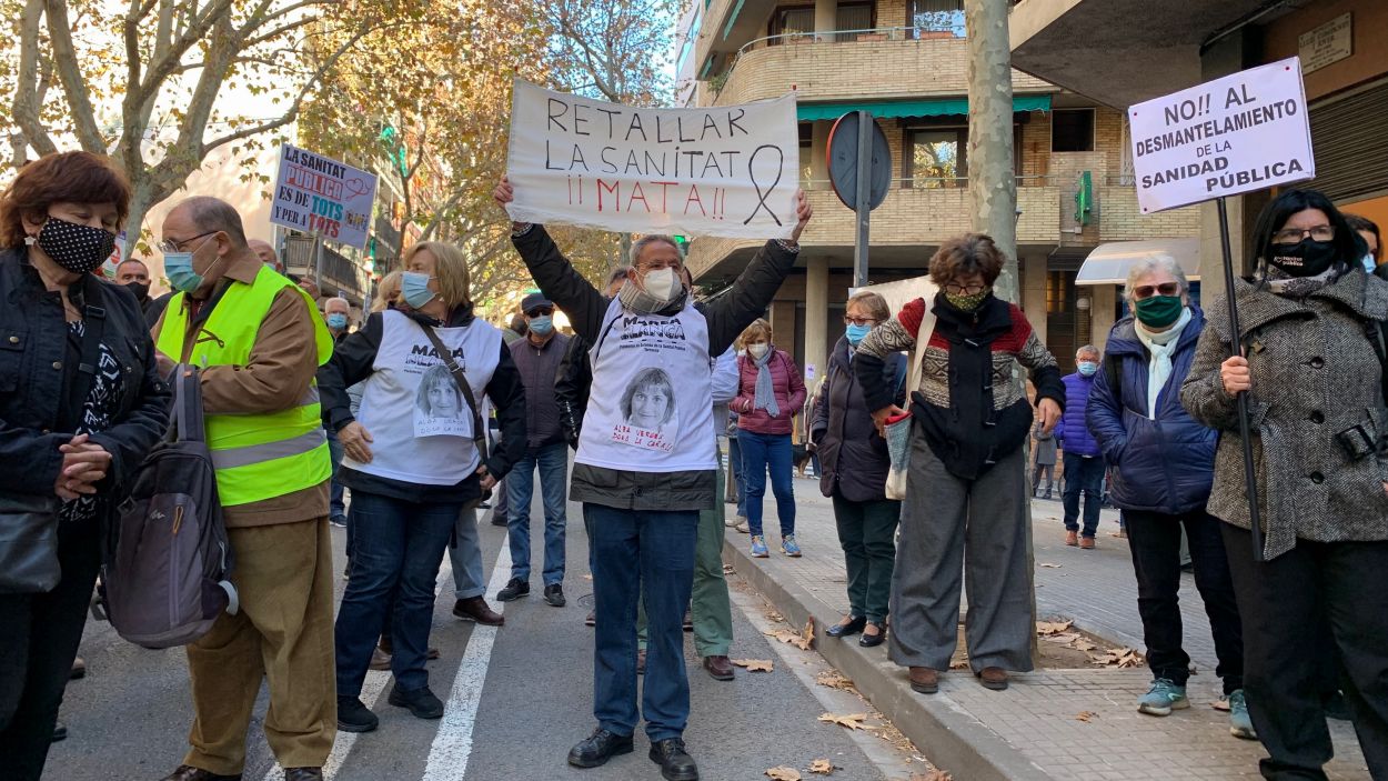 Continua la lluita a Sant Cugat per una sanitat 