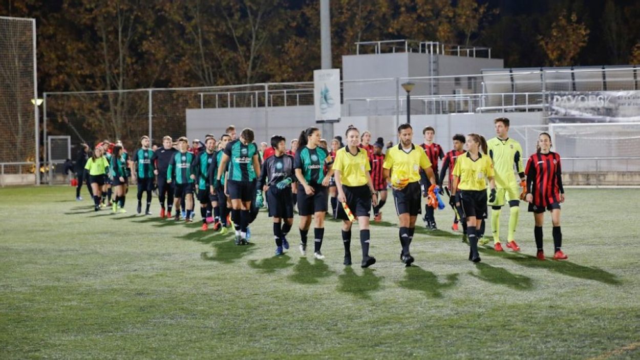 El Sant Cugat Futbol Club organitza dissabte un entrenament contra la violència de gènere