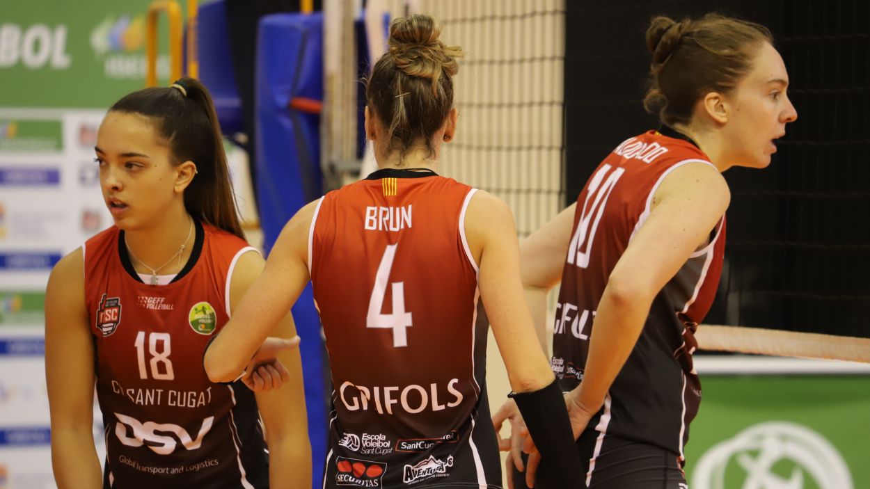 El DSV- Volei Sant Cugat vol obrir escletxa amb el descens davant el Madrid Chamberí