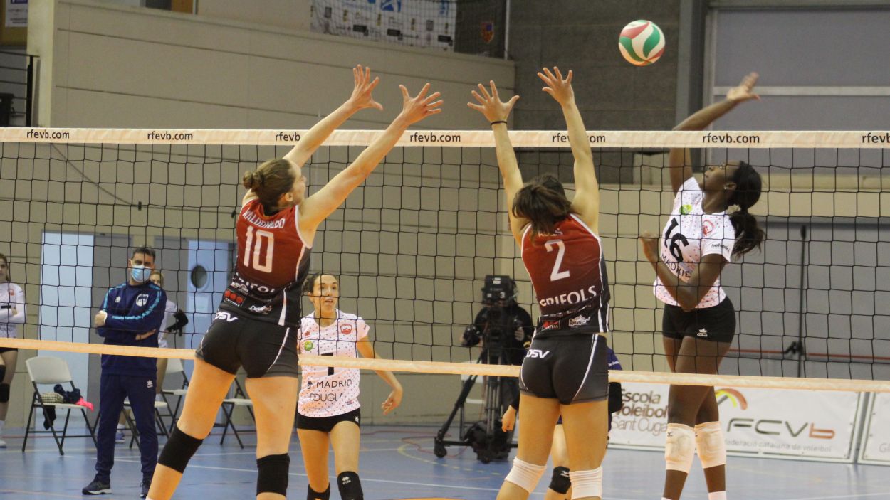 El DSV-Volei Sant Cugat supera el Madrid Chamberí i somia amb la Copa de la Reina