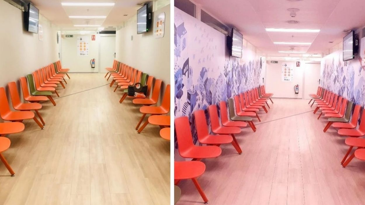 La il·lusió de la Maya es fa realitat a la sala d'espera d'oncologia de la Mútua de Terrassa