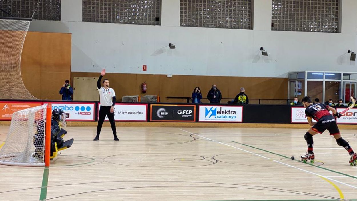 Pau Gilabert, líder ofensiu del Patí Hoquei Club Sant Cugat i segon màxim golejador del grup
