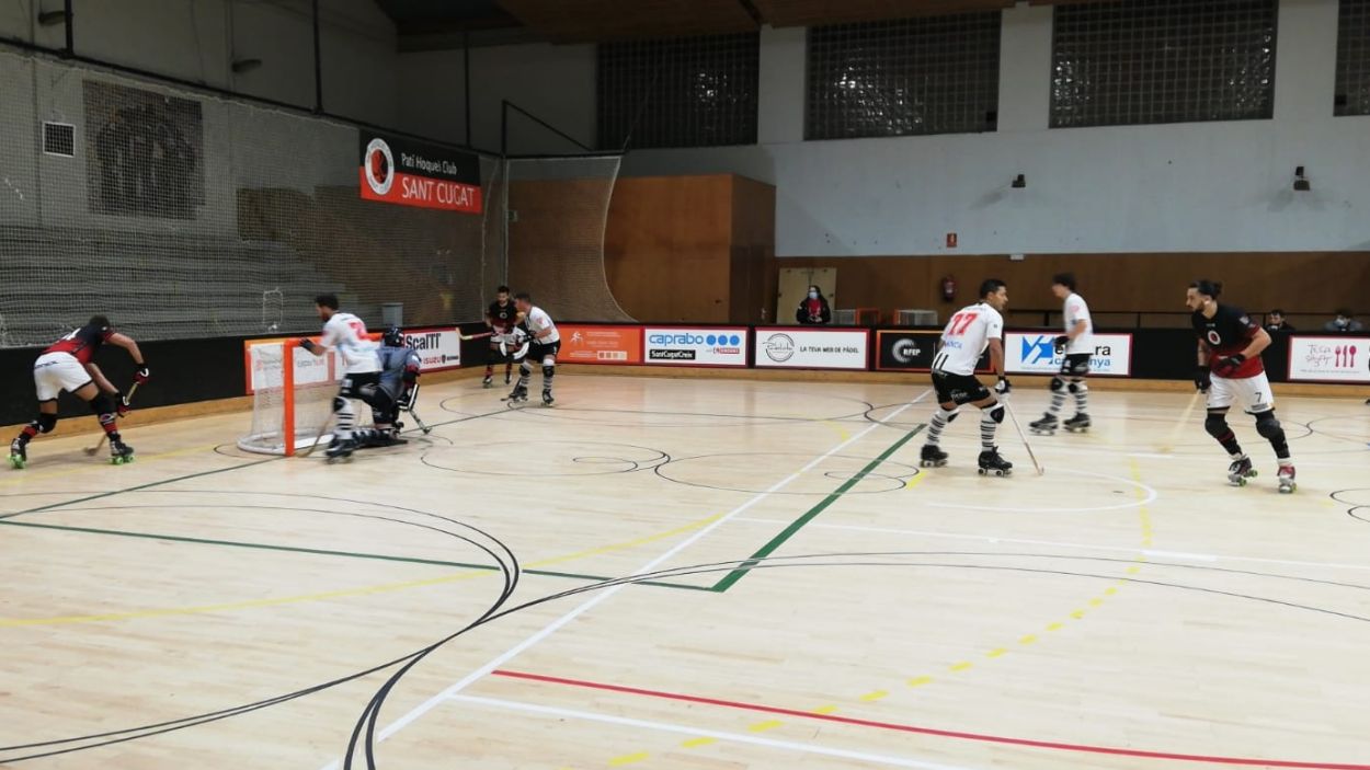 El Patí Hoquei suma un punt valuós a la pista del líder, el Manlleu