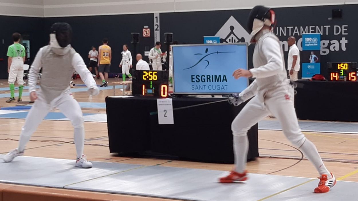 Dos ors i un bronze del Club Esgrima Sant Cugat al Campionat de Catalunya