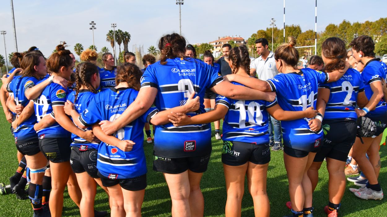 El Rugby Sant Cugat femení encaixa la tercera derrota de la temporada a Madrid