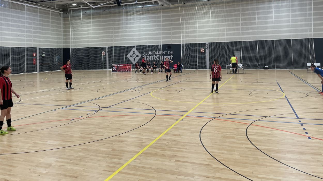 Victòria sense contemplacions del Futbol Sala Sant Cugat femení davant el Montcada