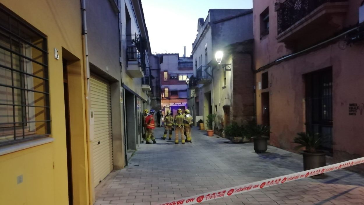 Controlada la  fuita de gas al carrer Hospital, al centre de Sant Cugat