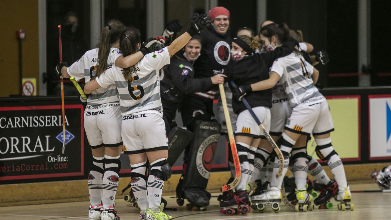 El Patí Hoquei femení mostra el seu millor joc a la primera victòria de la fase pel títol