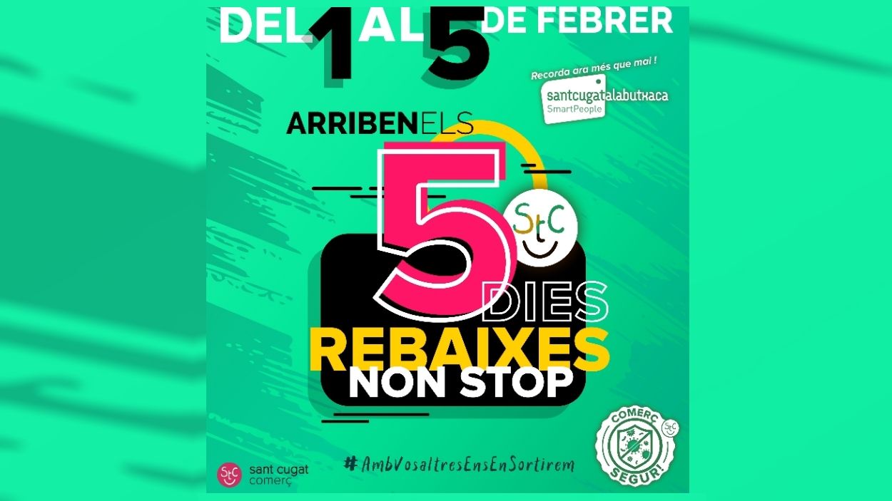 Cinc dies de rebaixes 'non stop' a Sant Cugat