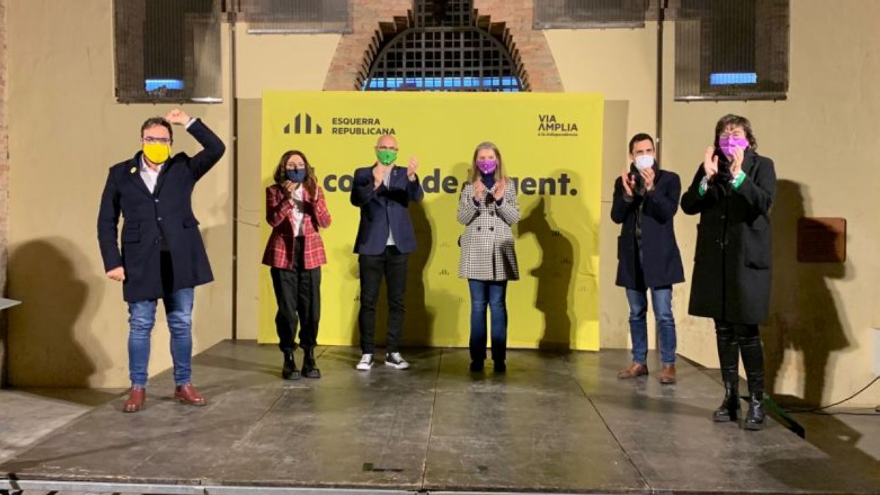 Romeva defensa que el projecte d'ERC és per a tothom, fins i tot per a la gent que els vol a la presó
