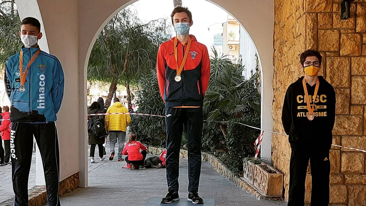 Elies Ballester, medalla de bronze al Campionat de Catalunya sub 16 de marxa