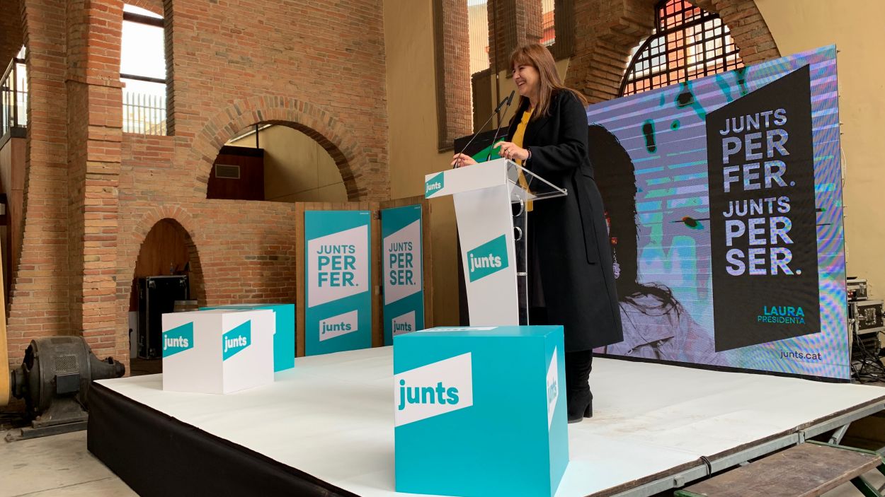 Borràs alerta que el model de tripartit de Sant Cugat podria repetir-se a la Generalitat