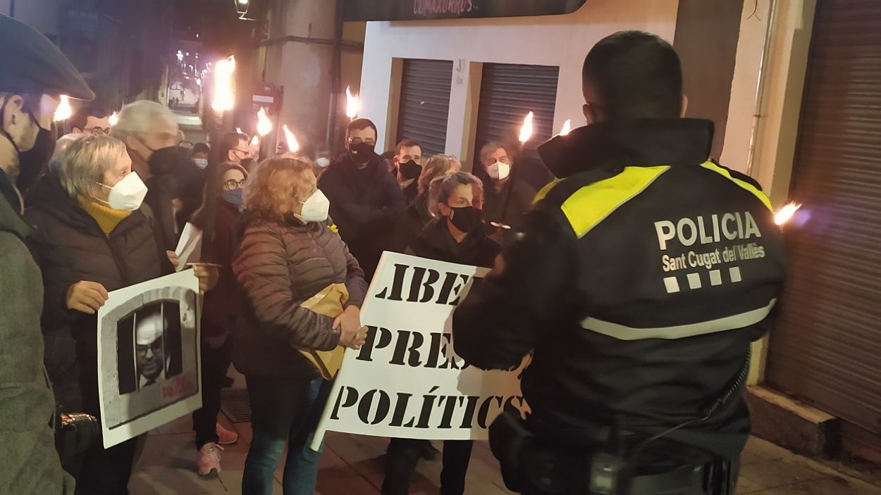El CLxR es queixa de l'actuació policial a la manifestació de dilluns