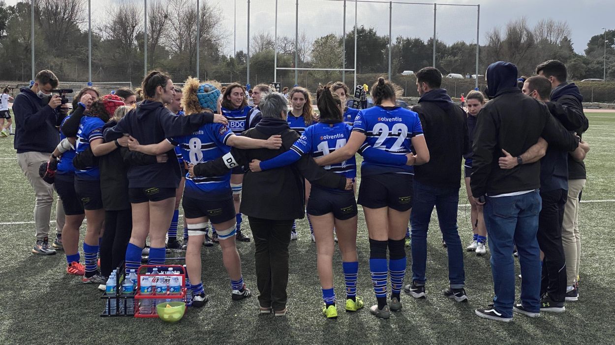 L'equip femení del Rugby Sant Cugat supera a l'Hortaleza i segueix líder