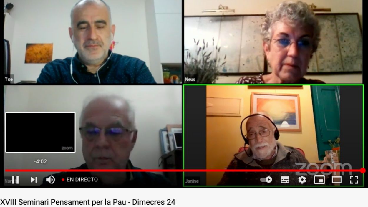 Més de 100 persones participen en el seminari d'hivern 'Pensament per la pau' de la Unipau