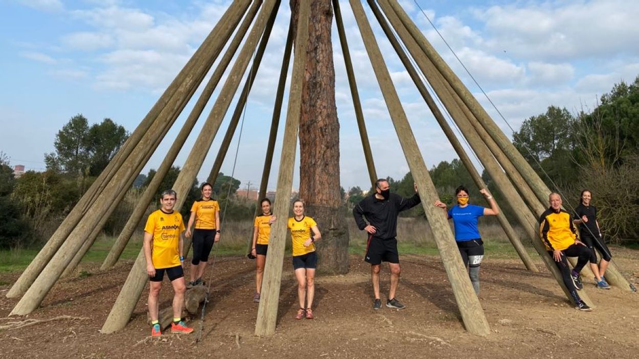 La secció de veterans del Muntanyenc desafia l'atletisme a base de quilòmetres
