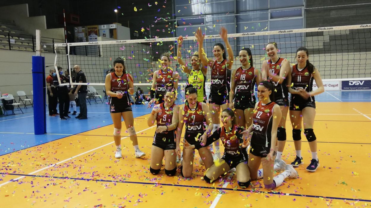 El DSV- Club Voleibol Sant Cugat fa història i jugarà el play-off pel títol