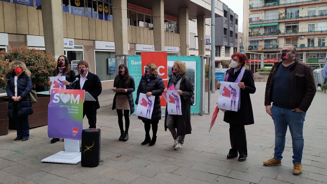 El PSC reivindica el feminisme per combatre l'extrema dreta