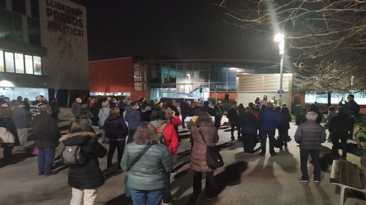 150 persones protesten a Sant Cugat per la retirada del tercer grau dels presos de l'1-O