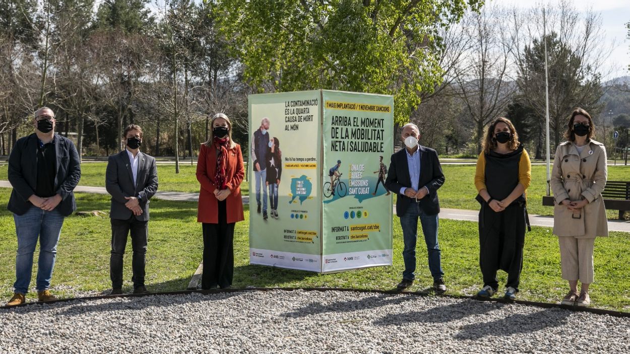 Sant Cugat posarà en marxa l'1 de maig la Zona de Baixes Emissions